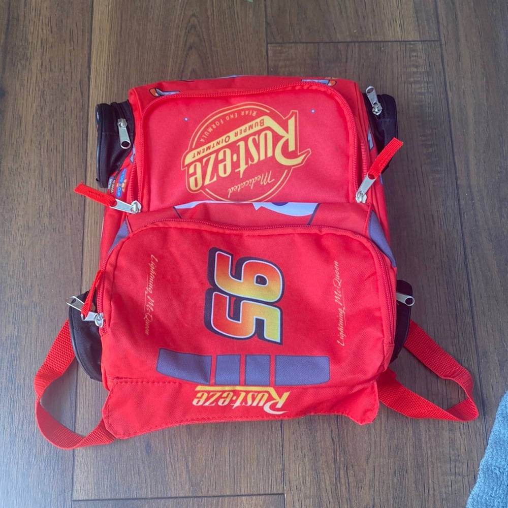 Brand New Lightning Mcqueen Backpack